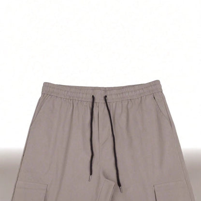 Workwear Casual Pants Drawstring Elastic Waist Track Pants