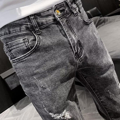 New Youth All-matching Simple High-grade Pants