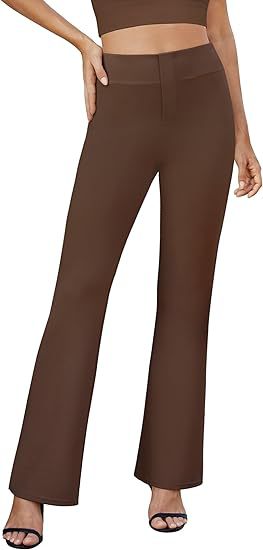 Business-casual High-waisted Stretch Trousers