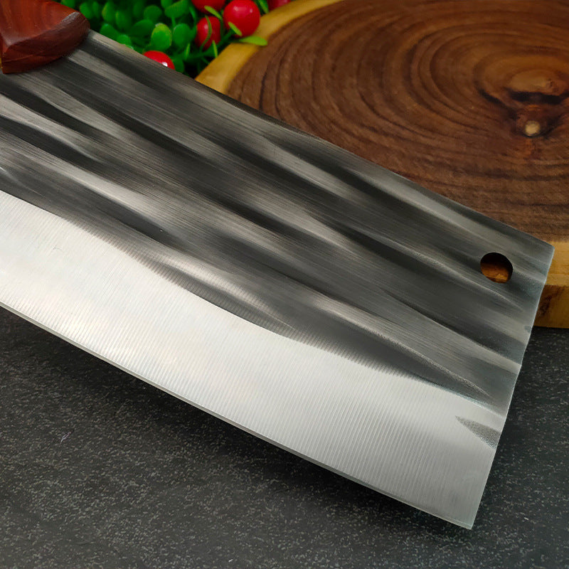Forging Kitchen Knife Cutting Slice Hammer Pattern Stainless Manganese Carbon Steel