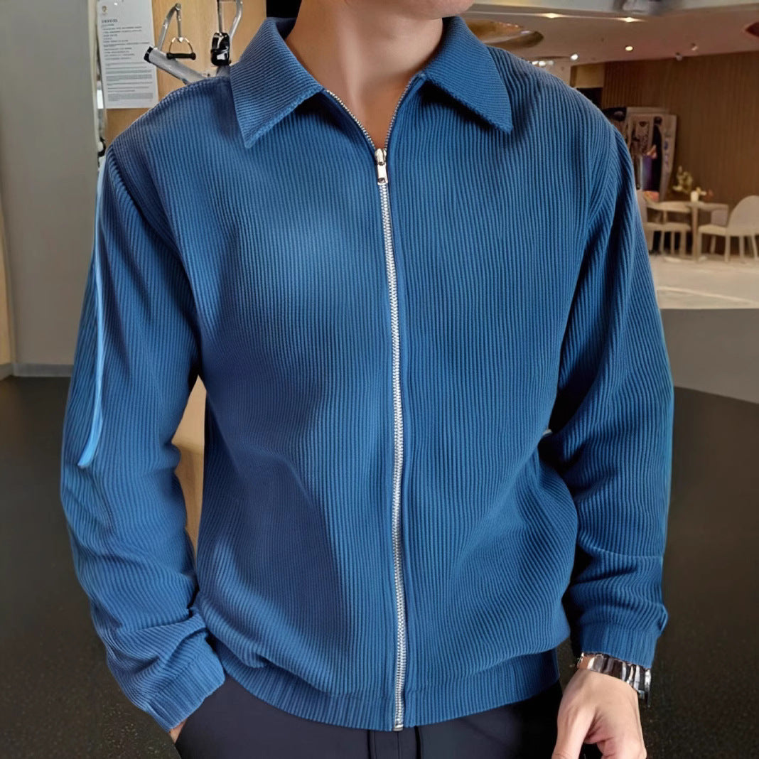 Casual Lapel Jacket Cardigan Men's Fashion