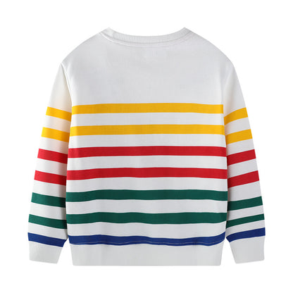 Excavator Cartoon Hoodie Boys' Sweatshirt