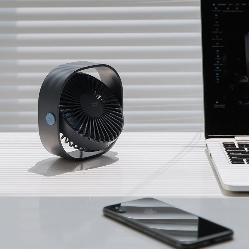 3-speed Variable Speed 360 Degree Rotating Desktop Mini Usb Fan