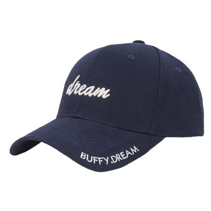 Korean Version Fashion Letter Embroidery Sun-proof Peaked Cap