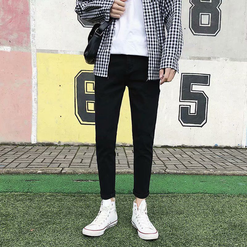 Casual Mature Slim-fit Breathable Skinny Pants