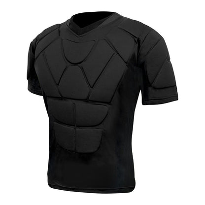 Protective Sweatshirt Chest Protector Sports Short Sleeve Football Ice Hockey Clothing