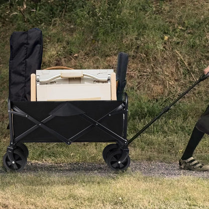 150KG Foldable Collapsible Camping Garden Trolley Cart Wagon Truck Wheelbarrow