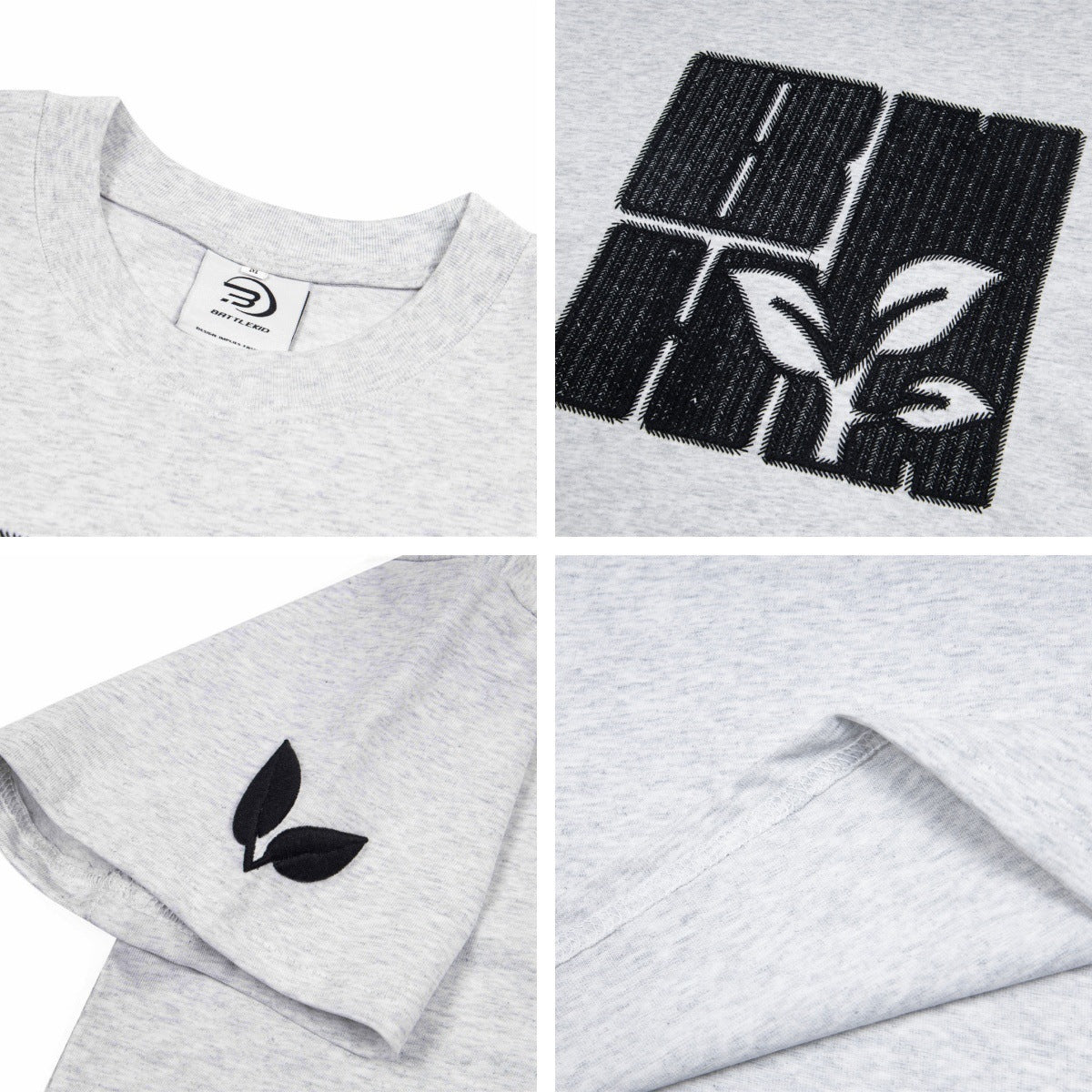 Summer Design Sense Machine Embroidery Short-sleeved T-shirt Men