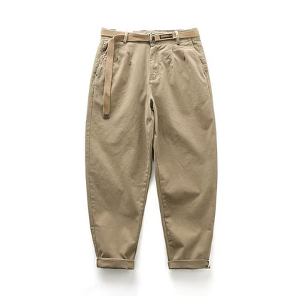 Japanese Leisure Overalls Men's Straight Loose