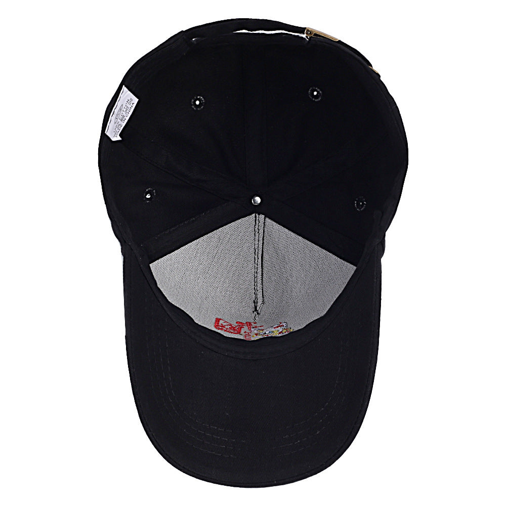 Parent-child All-matching Peaked Cap Cotton Hard Top
