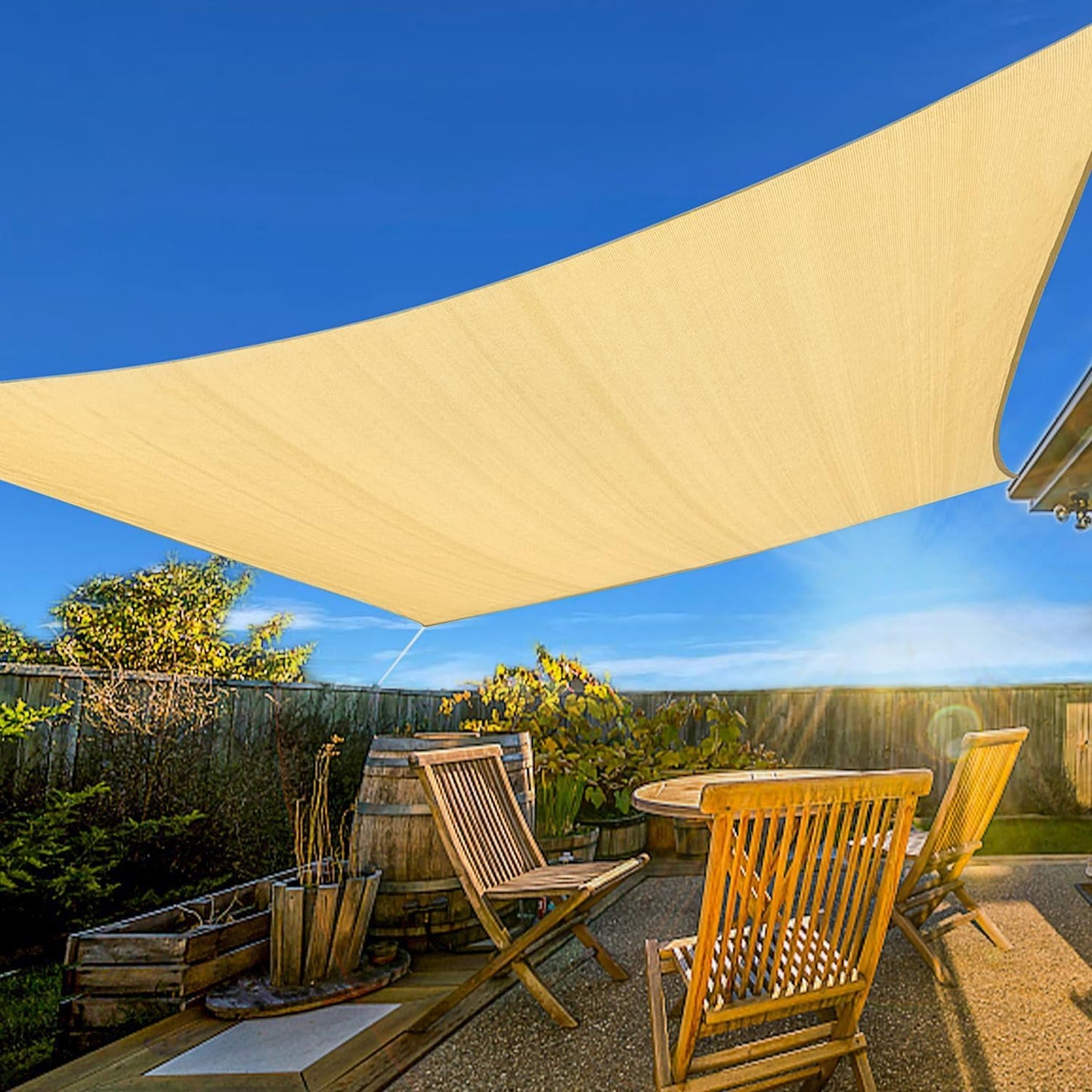 Prohibited From Sale On Amazon XISHAN 12'X16' Turquoise,Dark Grey,Light Grey,Rust Red,Scarlet,Sand,Beige HDPE Sunshade Sail, 160 Grams