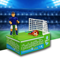 Electric Soccer Player Goal Kicking Football Piggy Bank Coin Money Saving Box