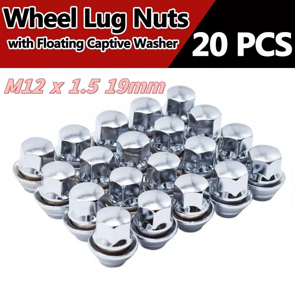 20X Ford Focus  Alloy Wheel Nuts Bolt Lug Stud Tyre Whorl Nuts With Washe