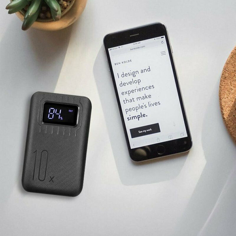 UK 9000000mAh Power Bank Charger Battery Pack Portable 2USB For Mobile Phone