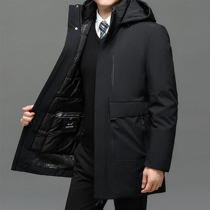 Men's Thickened Detachable Liner Thermal Cotton Padded Jacket