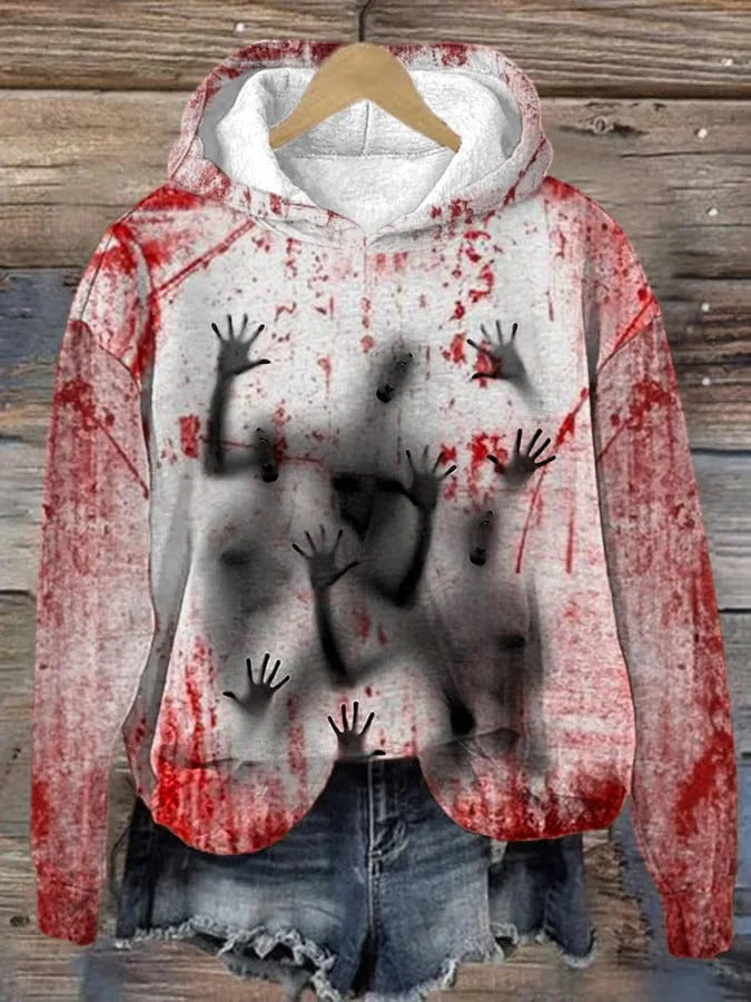 Comfortable And Versatile Fashion Printed Hoodie