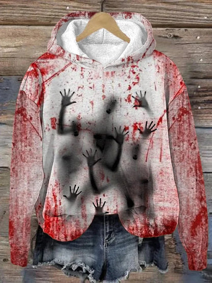Comfortable And Versatile Fashion Printed Hoodie