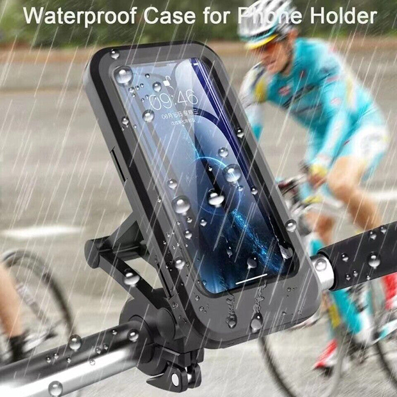 Schwarz Handyhalterung Fahrrad Motorrad Halter Handy Smartphone Halterung Lenker