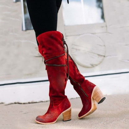 Autumn And Winter Warm Boots Over The Knee Boots Long Boots