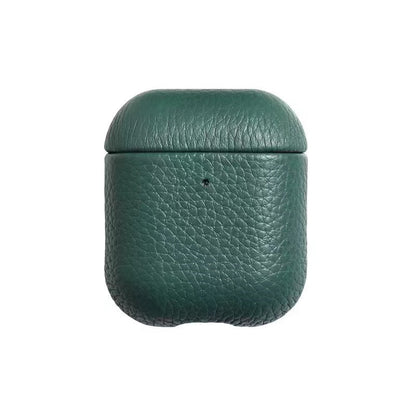 Portable Leather Litchi Pattern Bluetooth Earbuds Case