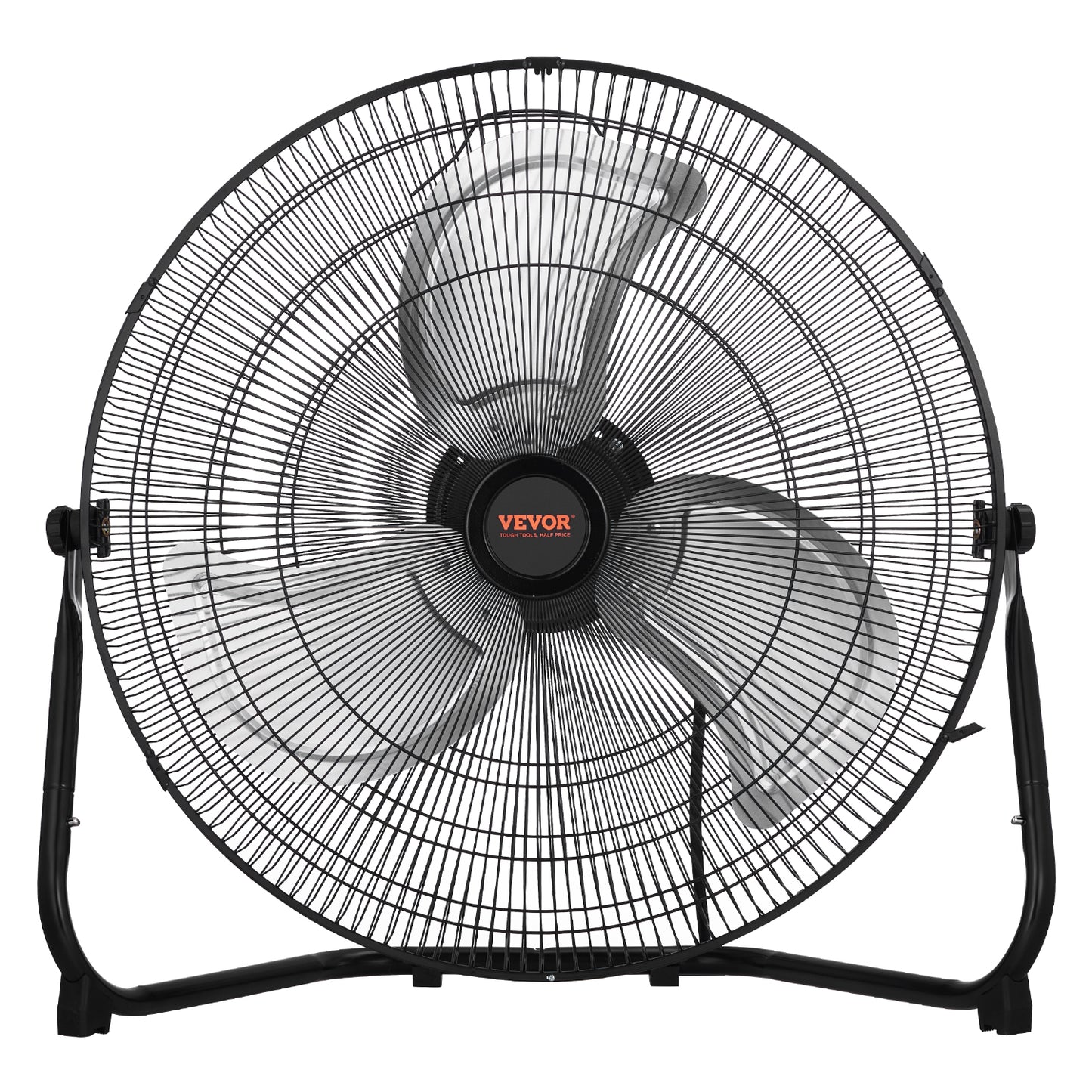 2 PCS 20 In Floor Fan 3 Speeds 360 Adjustable Tilt High-Velocity Industrial Fan