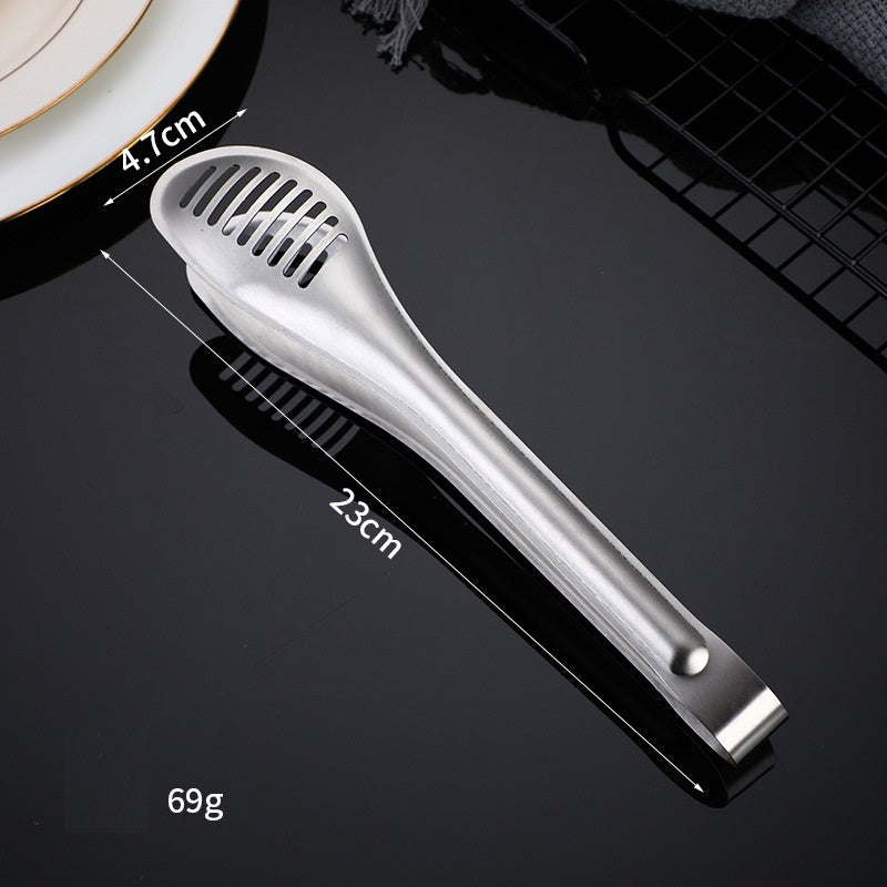 Stainless Steel Food Clamp Barbecue Tools Steak Tong Baking Bread Clip Thickened Clip