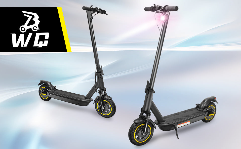 W4MAX 10 Inch Electric Scooter With App Function, With Mobile Phone Holder And Anti-Theft Protection, Foldable E Scooter, Maximum Load 130 Kg