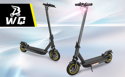 W4MAX 10 Inch Electric Scooter With App Function, With Mobile Phone Holder And Anti-Theft Protection, Foldable E Scooter, Maximum Load 130 Kg