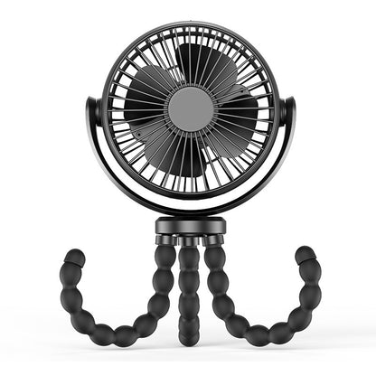 Octopus Stroller Deformation Portable Handheld USB Fan