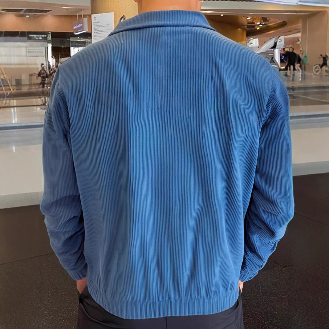 Casual Lapel Jacket Cardigan Men's Fashion