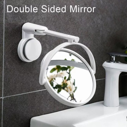 Extending Makeup Bedroom Bathroom Shaving Double Side Mirror Wall Mounted