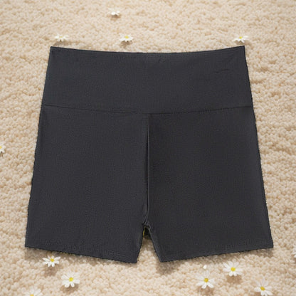 Solid Color Drawstring Lace Shorts Sexy Bikini Swimming Trunks