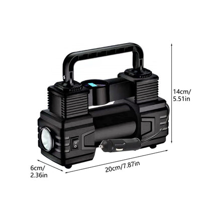 Air Compressor 12V Heavy Duty Portable Electric Car Tyre Inflator 150PSI UK