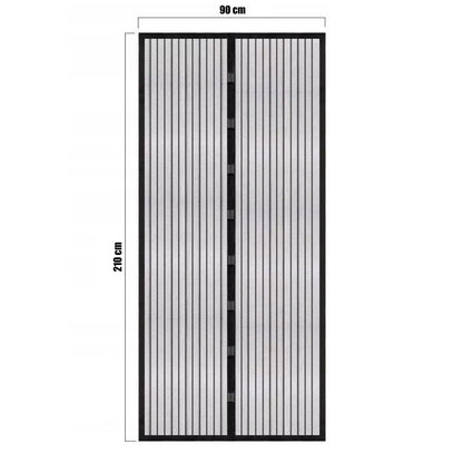 Curtain Door Magnetic Mesh Net Screen Easy Fastening Mosquito Fly Insects Bugs