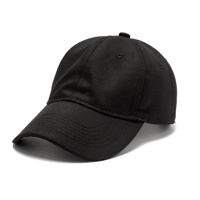 Men's Retro White Baseball Soft-Brim Hat