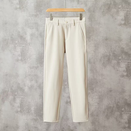 Comfort And Casual Men's Slim-fit Straight Trousers