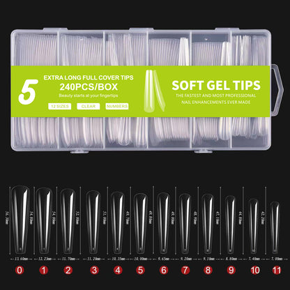Xl Nail Tips Full Cover