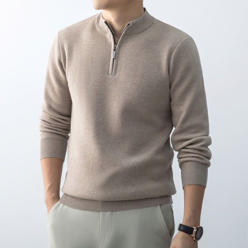 Simple AutumnWinter Mens Sweater Pullover Casual Knitwear