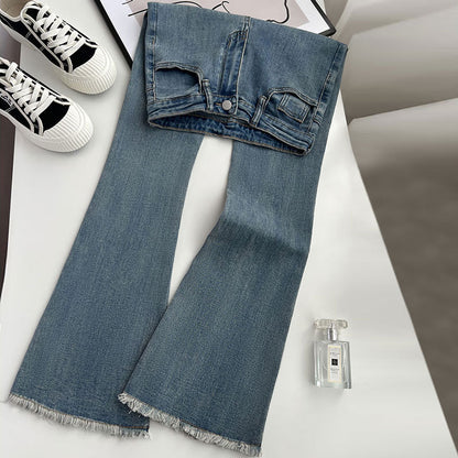 Fashionable Personalized Retro Skinny Jeans For Women