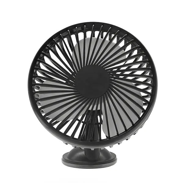 Car Cooling Fan Portable Rotatable USB Vehicle Fan Backseat Clip