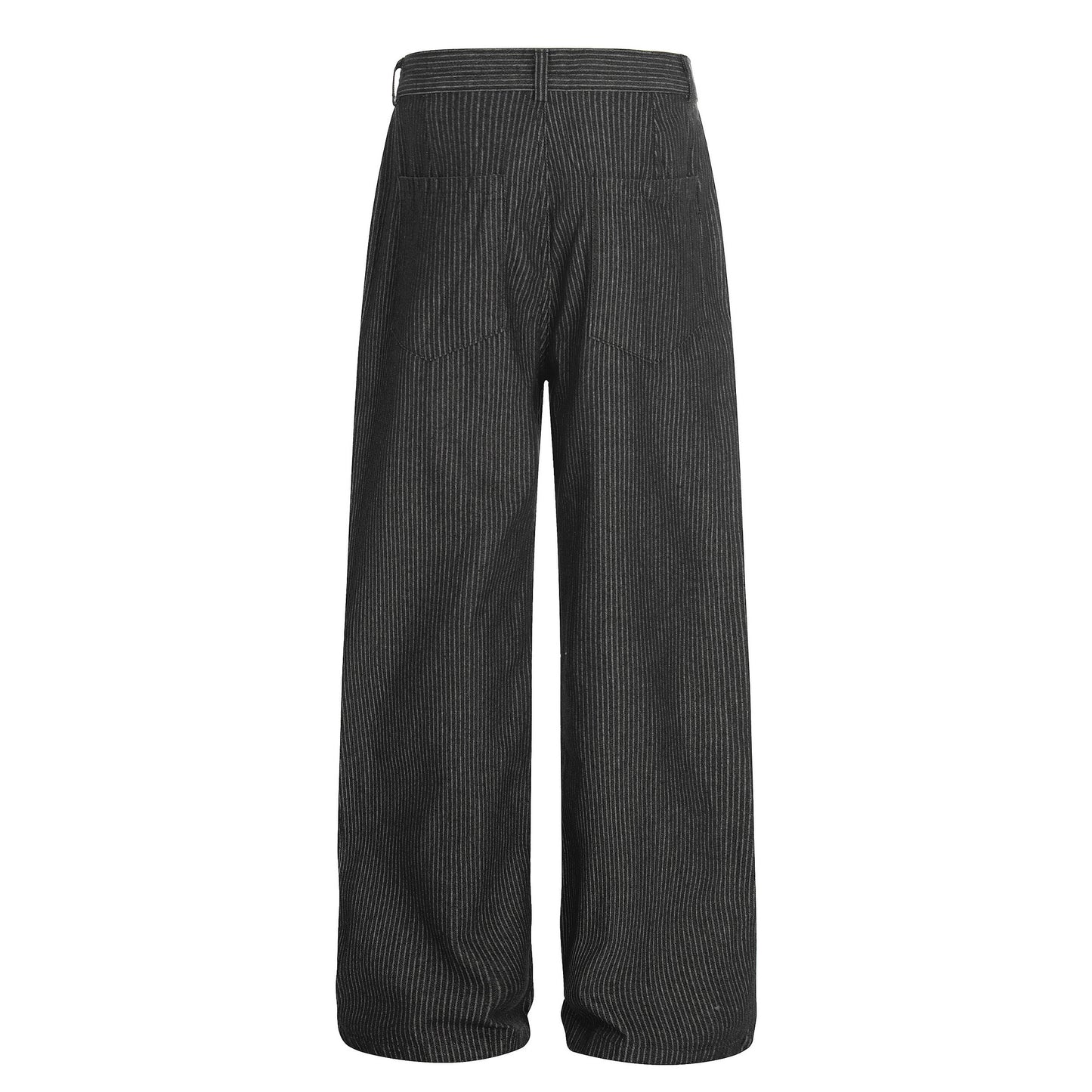 Mens Fashionable Casual Solid-Color Straight-Leg Pants