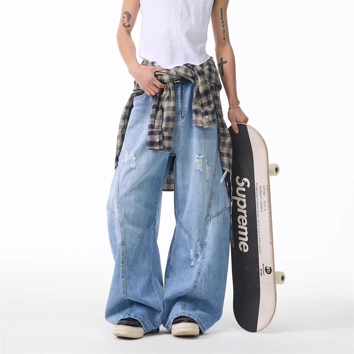 American-style Silhouette Bootcut Jeans For Women And Men