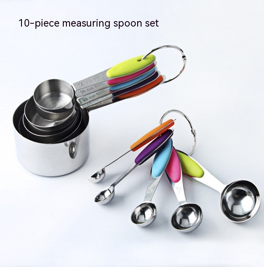Stainless Steel Measuring Spoon Graduated Measuring Cup Baking Tools
