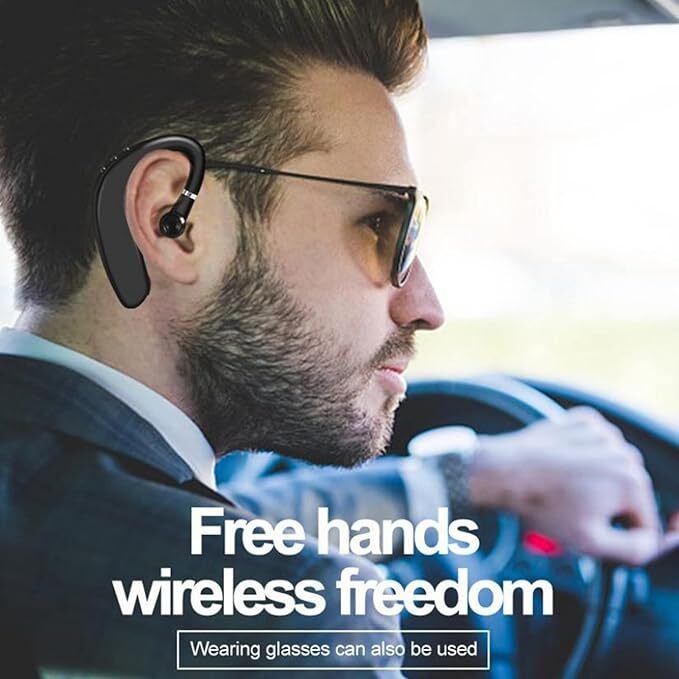 Bluetooth 5.0 Wireless Earpiece Headphones Earbuds Handsfree Headset With Mic UK