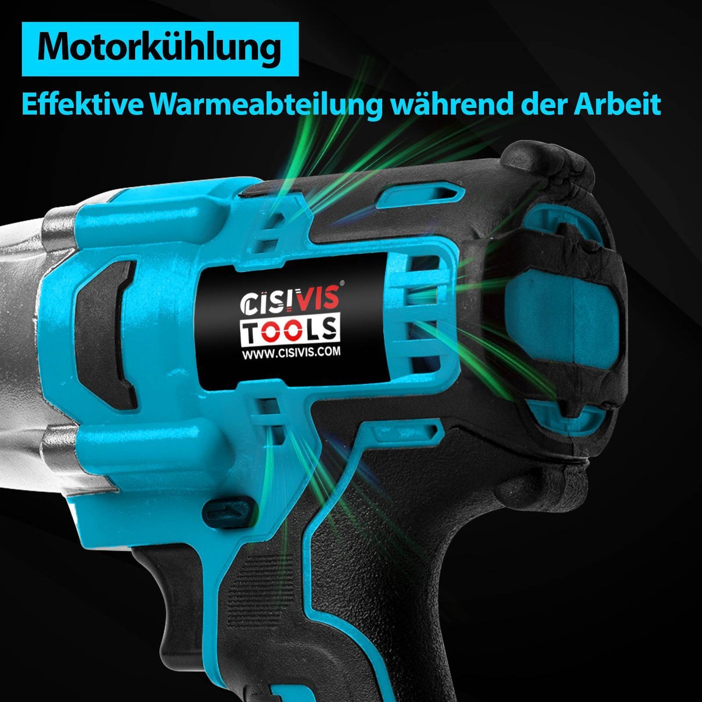 2000Nm Cordless Impact Wrench Cordless Screwdriver Ratchet For 18V