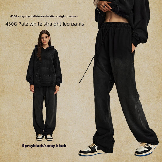 Straight Loose Street Retro Men's Trousers