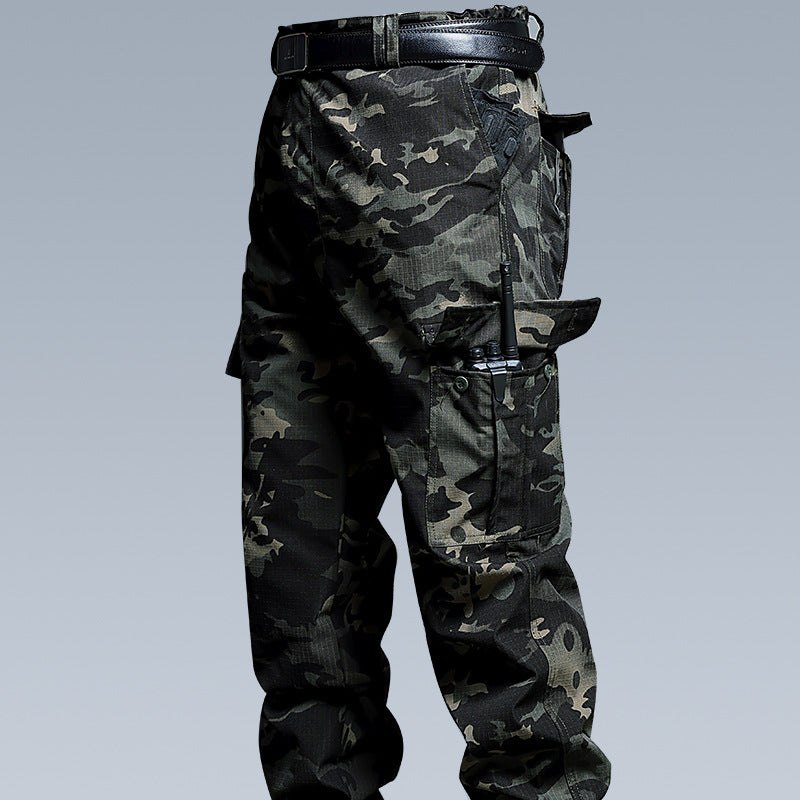 Outdoor Multi-pocket Loose-fit Durable Tactical Utility Work Pants