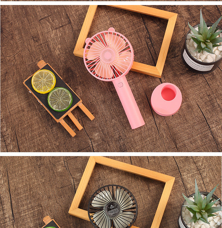 Usb mini rechargeable handheld small fan
