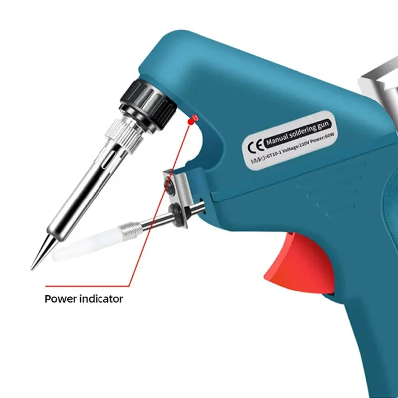 Soldering Iron Gun Welder Equipment Kit Internal Heating Welding Machine Hand-held EU 220V Electric 60W Automatic Tin Feeding