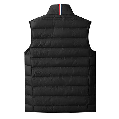 Vest Plus-size Ultra-lightweight Loose-fit Stand-up Collar